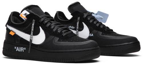 Air Force 1 Low Black X Off White TRAINERS NIKE   