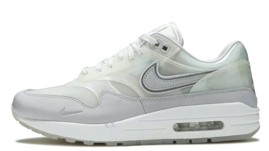 Air Max 1 SNKRS Day White Womens TRAINERS NIKE 6 UK White 