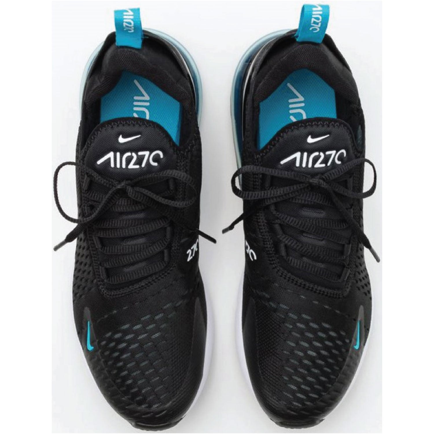 Air Max 270 Black Light Blue Fury Trainers Nike   