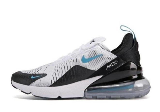 Air Max 270 Shoes TRAINERS NIKE Blue White 6.5 UK 