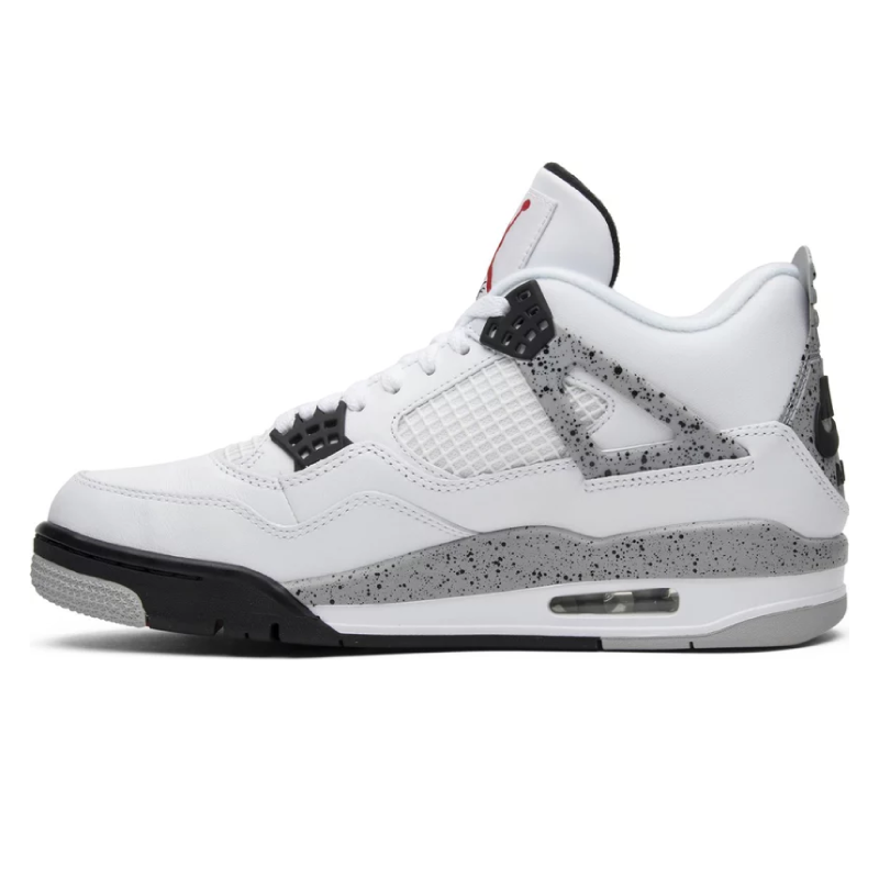 Air Jordan 4 Retro White Cement Shoes NIKE   